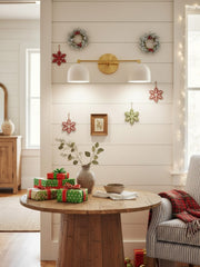 Metio Dome Vanity Wall Light – Mid-Century Fixture for Bathroom